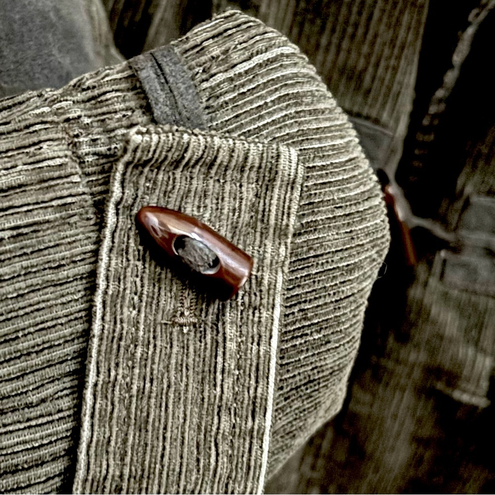 🕊️ LOFT Dark Olive Gray Corduroy Petites Blazer - Picture 7 of 16